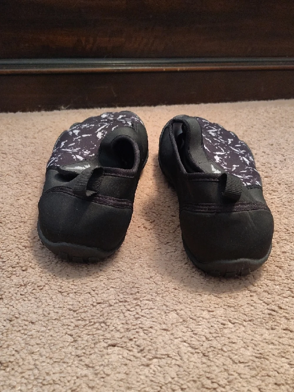Slip-On Water Shoes - Black & White